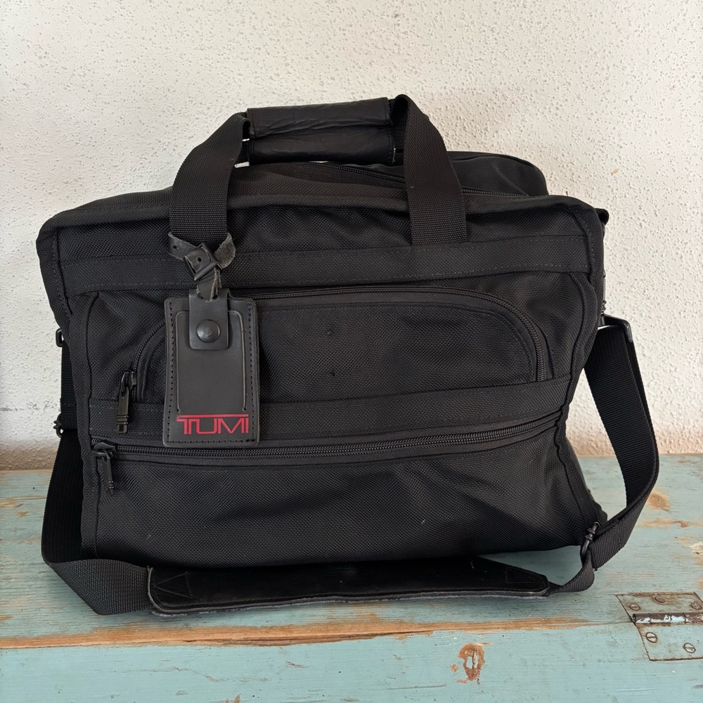 Tumi Black Nylon Carryon